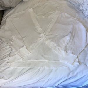 Aerie twist back cropped sweatshirt